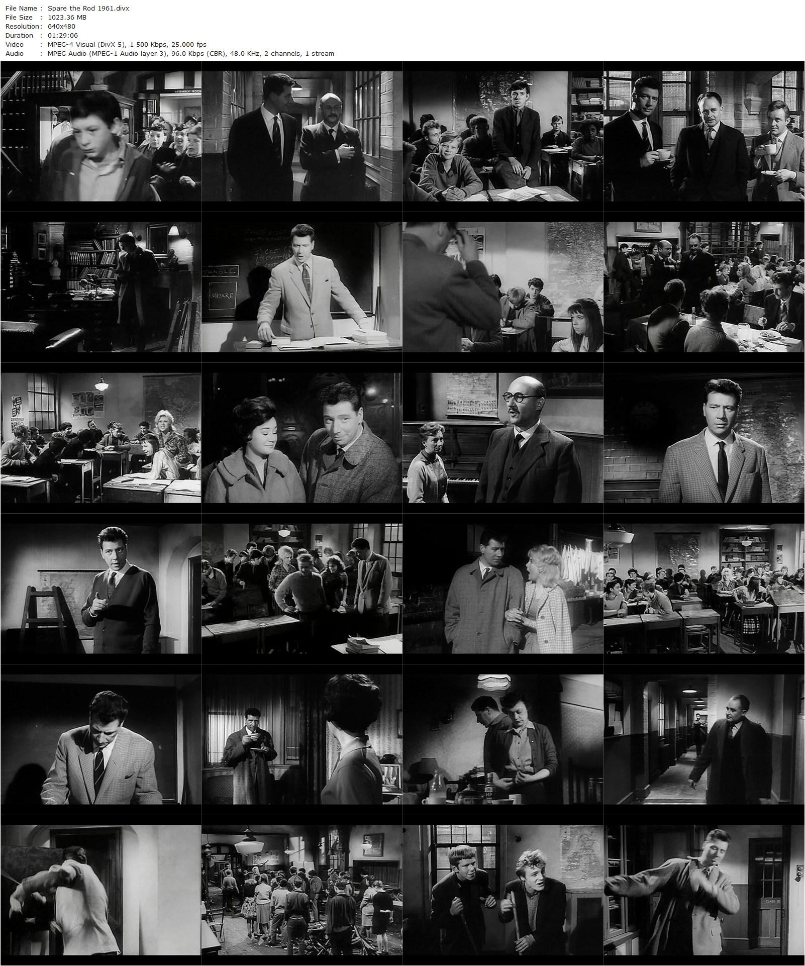 Spare the Rod (1961) Leslie Norman, Max Bygraves, Donald Pleasence, Geoffrey Keen-poster