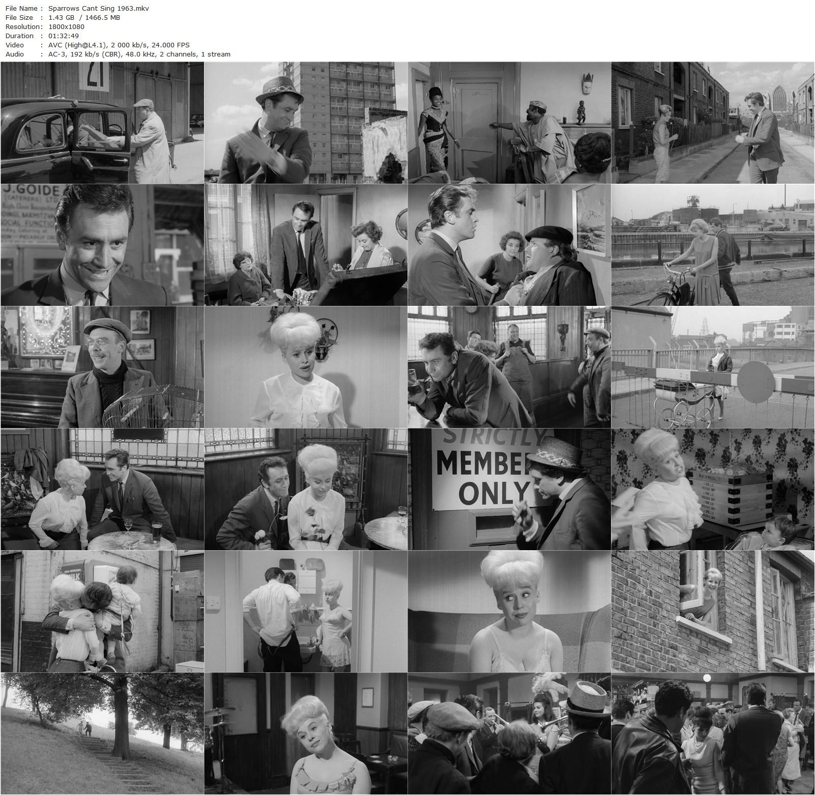 Sparrows Can’t Sing (1963)-poster