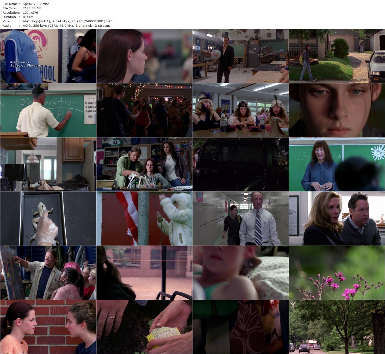 Speak (2004) Jessica Sharzer, Kristen Stewart-poster