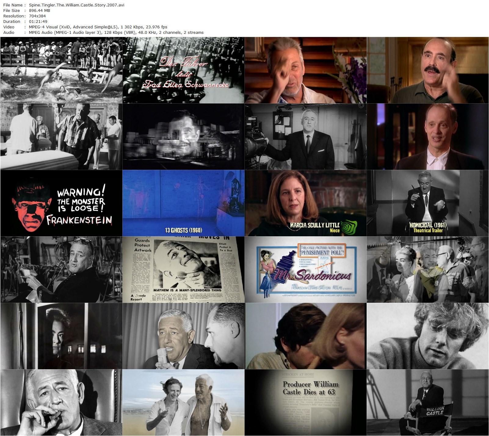 Spine Tingler! The William Castle Story (2007) Jeffrey Schwarz, Forrest J. Ackerman, John Badham, Diane Baker-poster