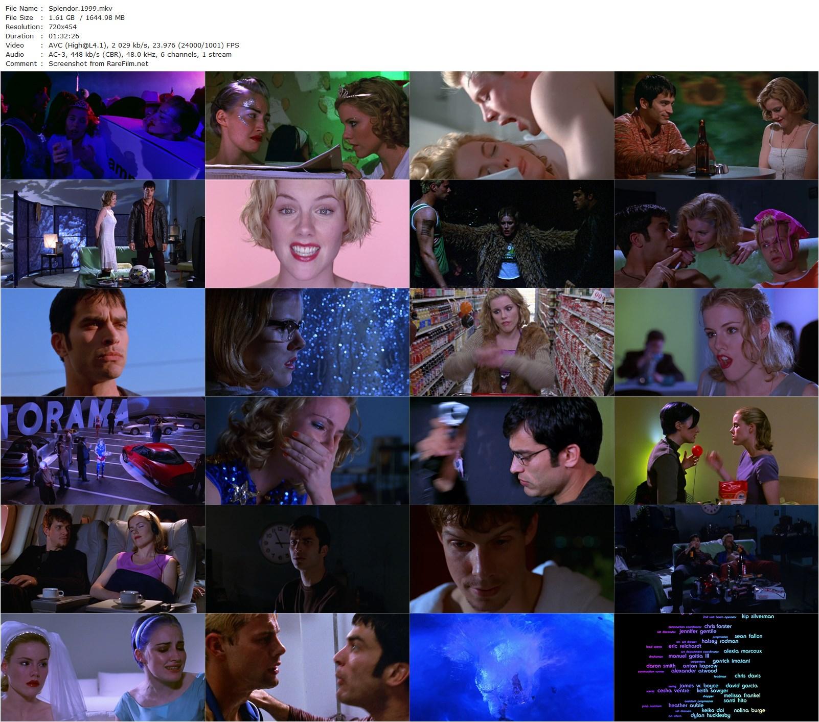 Splendor (1999) Gregg Araki, Kathleen Robertson, Johnathon Schaech, Matt Keeslar-poster
