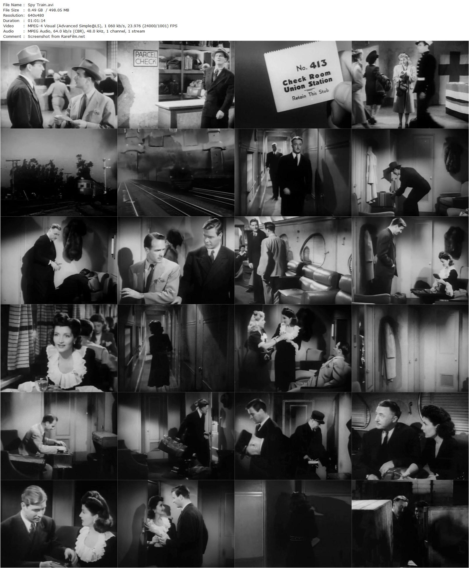 Spy Train (1943) Harold Young, Richard Travis, Catherine Craig, Chick Chandler-poster