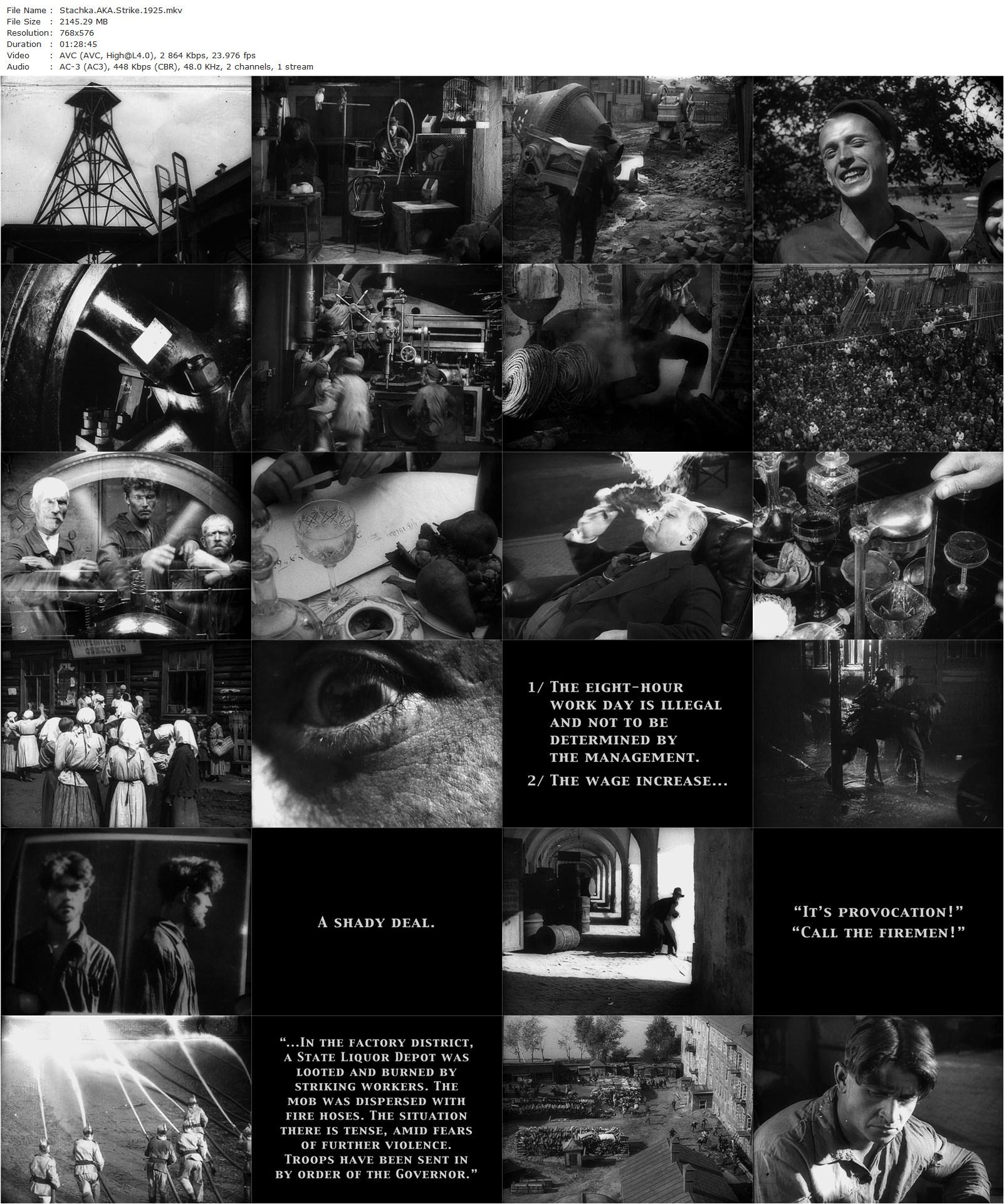 Strike (1925) Sergei M. Eisenstein, Grigoriy Aleksandrov, Maksim Shtraukh, Mikhail Gomorov-poster