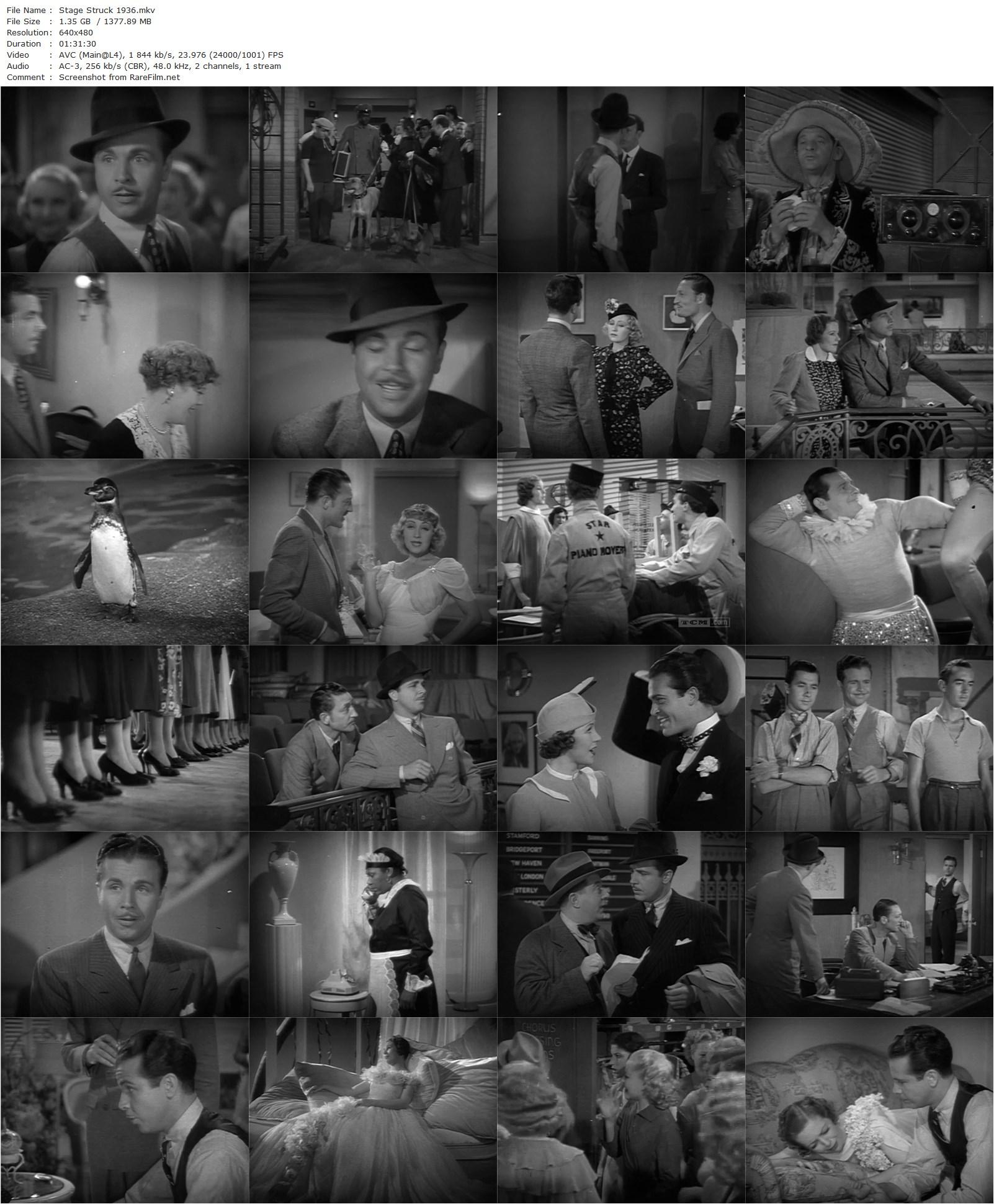 Stage Struck (1936) Busby Berkeley-poster