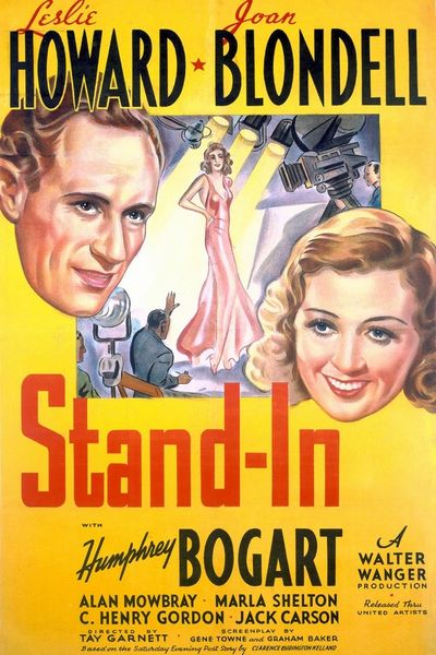 Stand-In (1937) Tay Garnett, Leslie Howard, Humphrey Bogart, Joan Blondell, Comedy, Romance