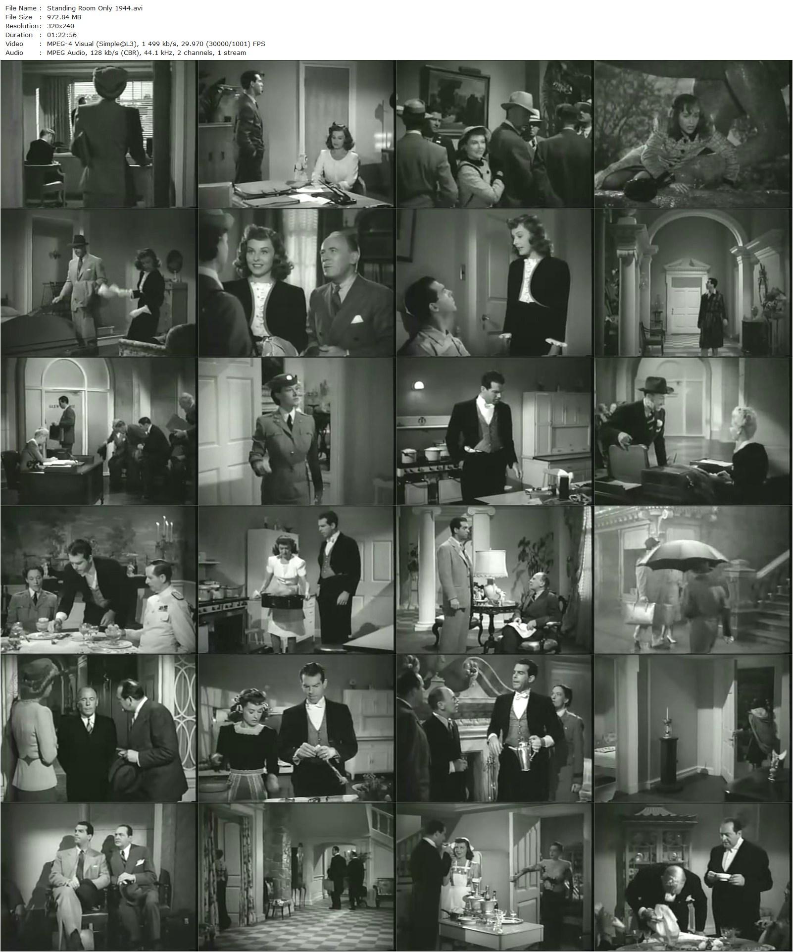 Standing Room Only (1944) Sidney Lanfield-poster