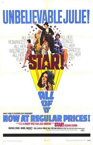 Star! (1968) Robert Wise, Julie Andrews, Richard Crenna, Michael Craig