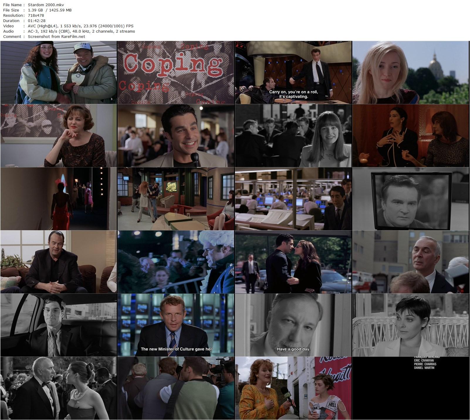 Stardom (2000) Denys Arcand, Jessica Paré, Victoria Snow, Jessica Mackenzie-poster