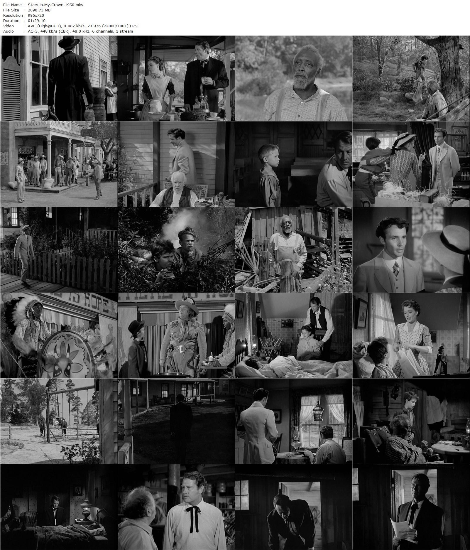 Stars in My Crown (1950) Jacques Tourneur, Joel McCrea, Ellen Drew, Dean Stockwell-poster