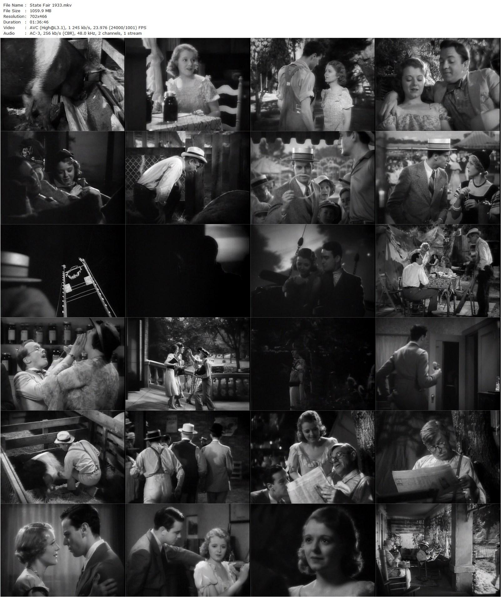 State Fair (1933) Henry King, Janet Gaynor, Will Rogers, Lew Ayres-poster