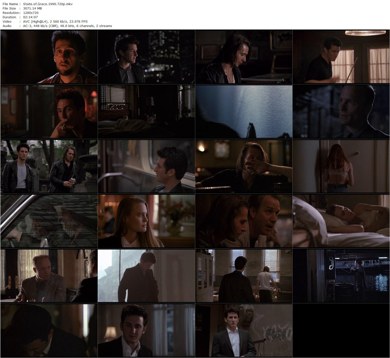 State of Grace (1990) Phil Joanou, Michael Lee Baron, Sean Penn, Ed Harris, Gary Oldman-poster