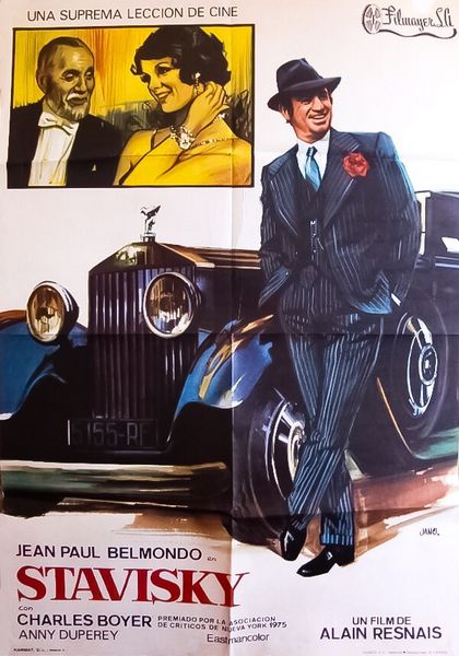 Stavisky… (1974) Alain Resnais, Jean-Paul Belmondo, Charles Boyer, François Périer