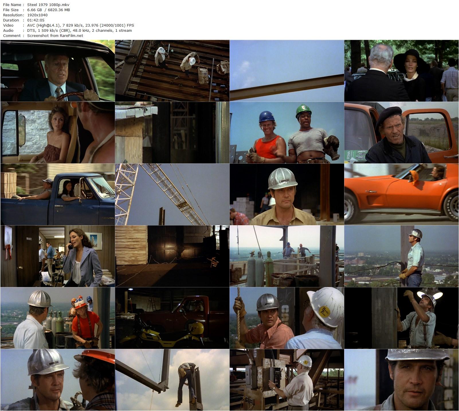 Steel (1979) Steve Carver, Lee Majors, Jennifer O’Neill, Art Carney-poster