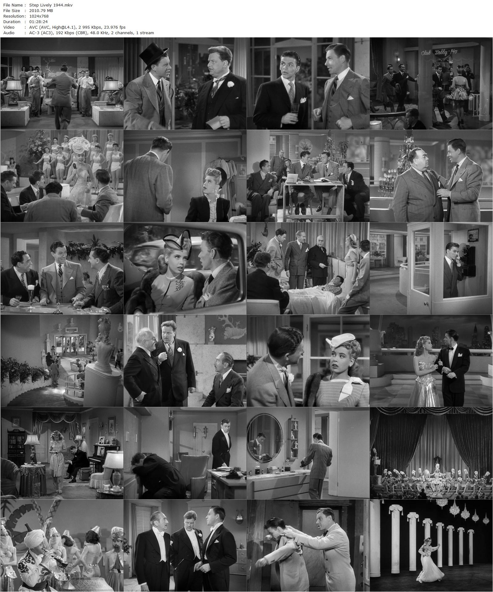 Step Lively (1944) Tim Whelan, Frank Sinatra, George Murphy, Adolphe Menjou-poster