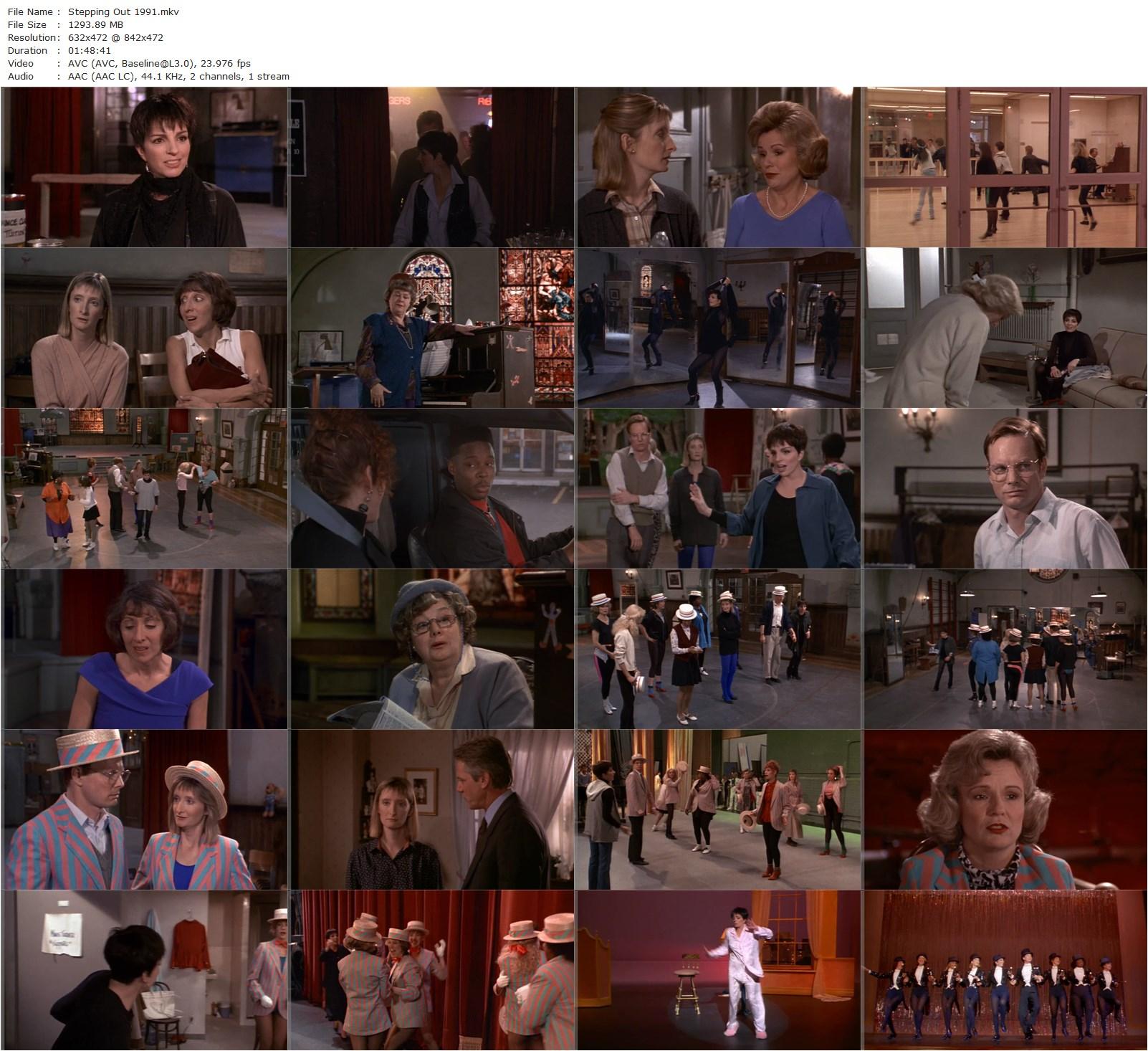 Stepping Out (1991) Lewis Gilbert, Liza Minnelli, Shelley Winters, Robyn Stevan-poster