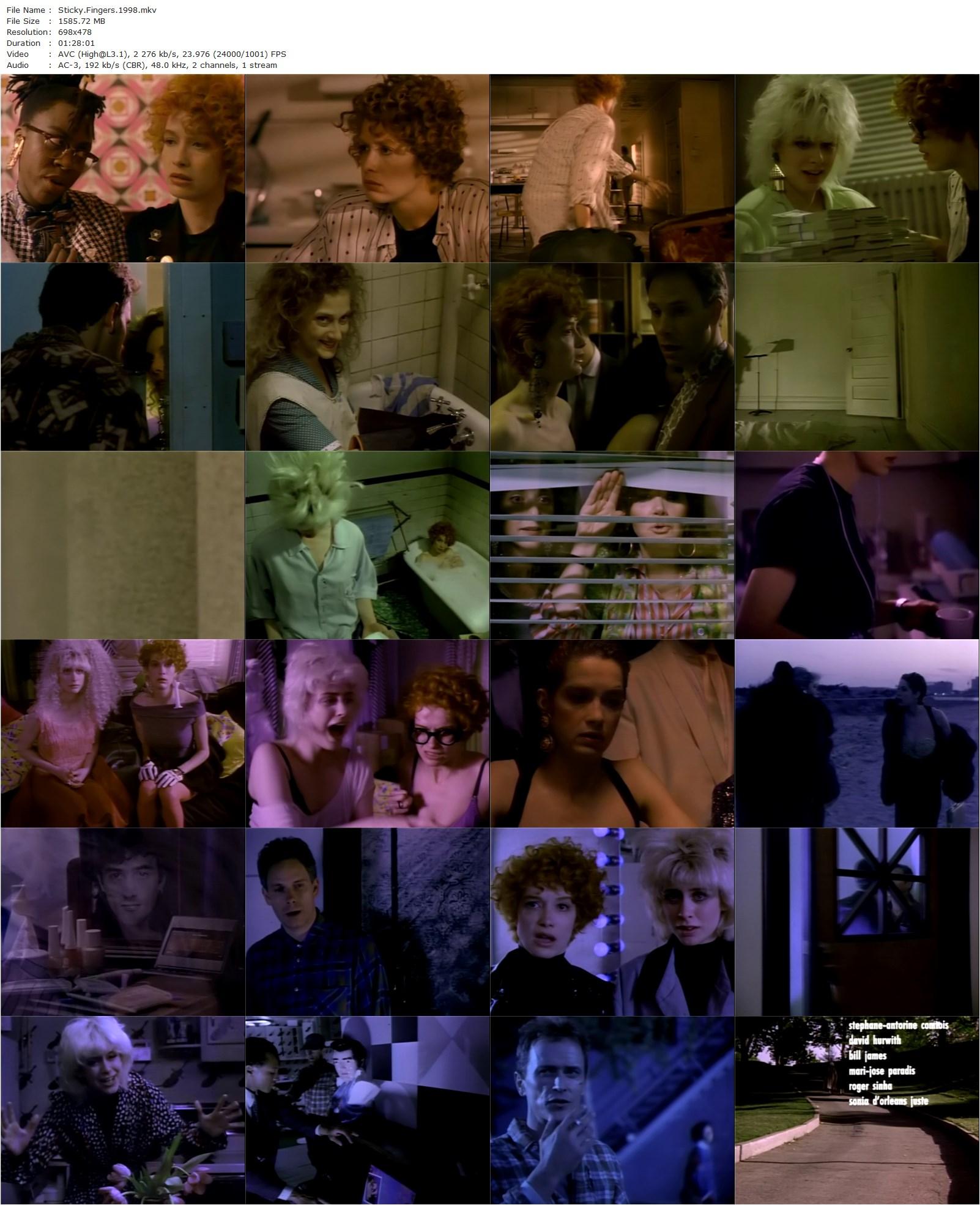 Sticky Fingers (1988) Catlin Adams, Helen Slater, Melanie Mayron, Adam Shaw-poster