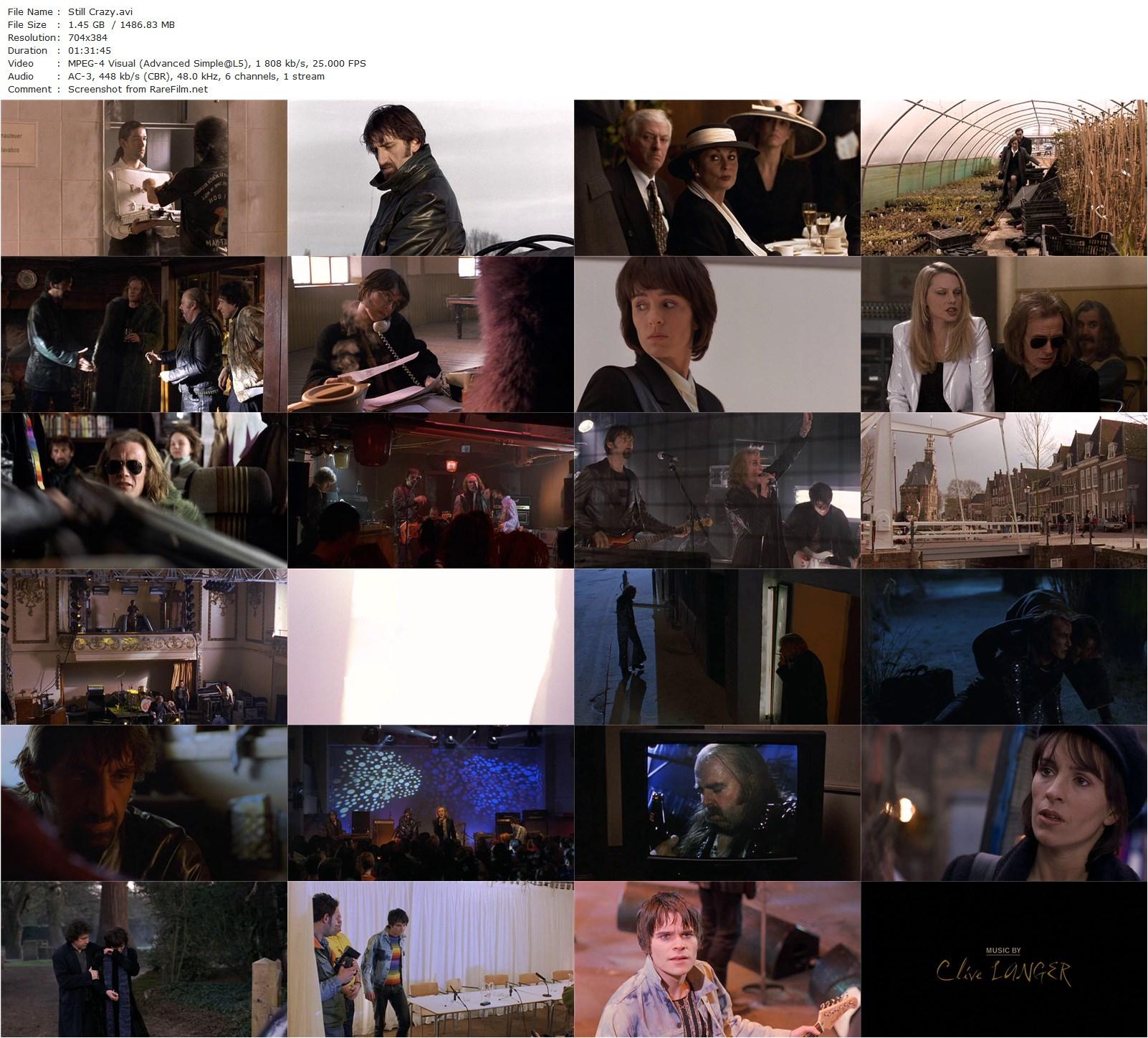 Still Crazy (1998) Brian Gibson, Stephen Rea, Billy Connolly, Jimmy Nail-poster