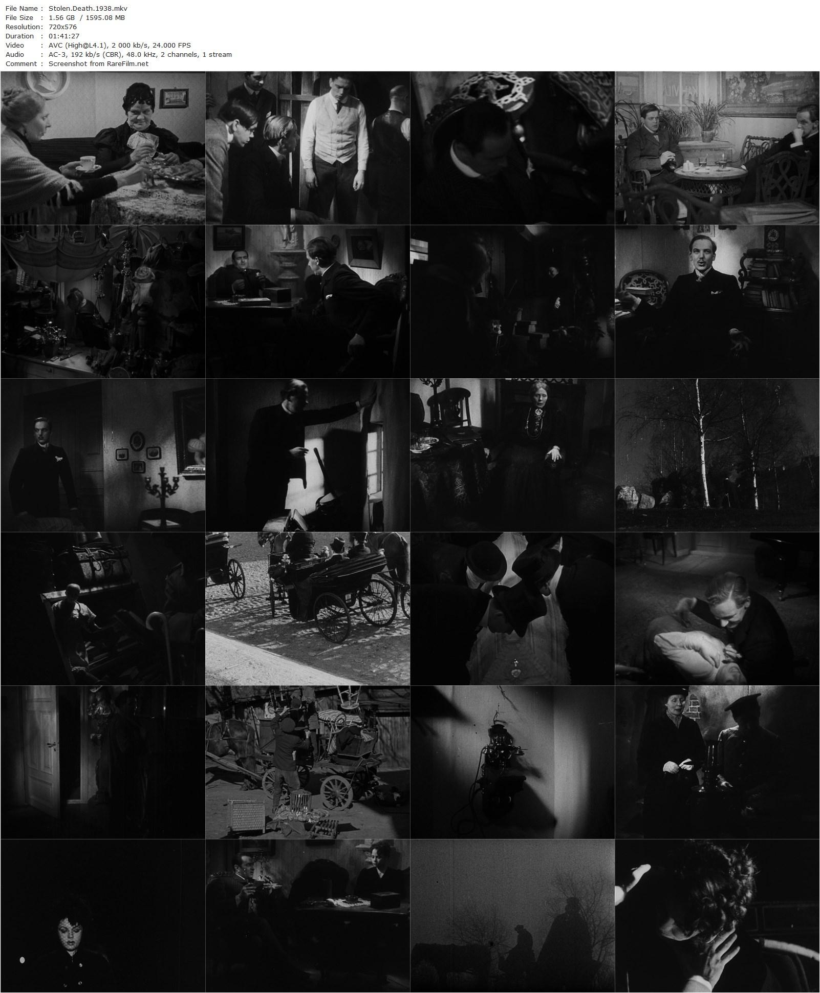 Stolen Death (1938) Nyrki Tapiovaara, Tuulikki Paananen, Ilmari Mänty, Santeri Karilo-poster