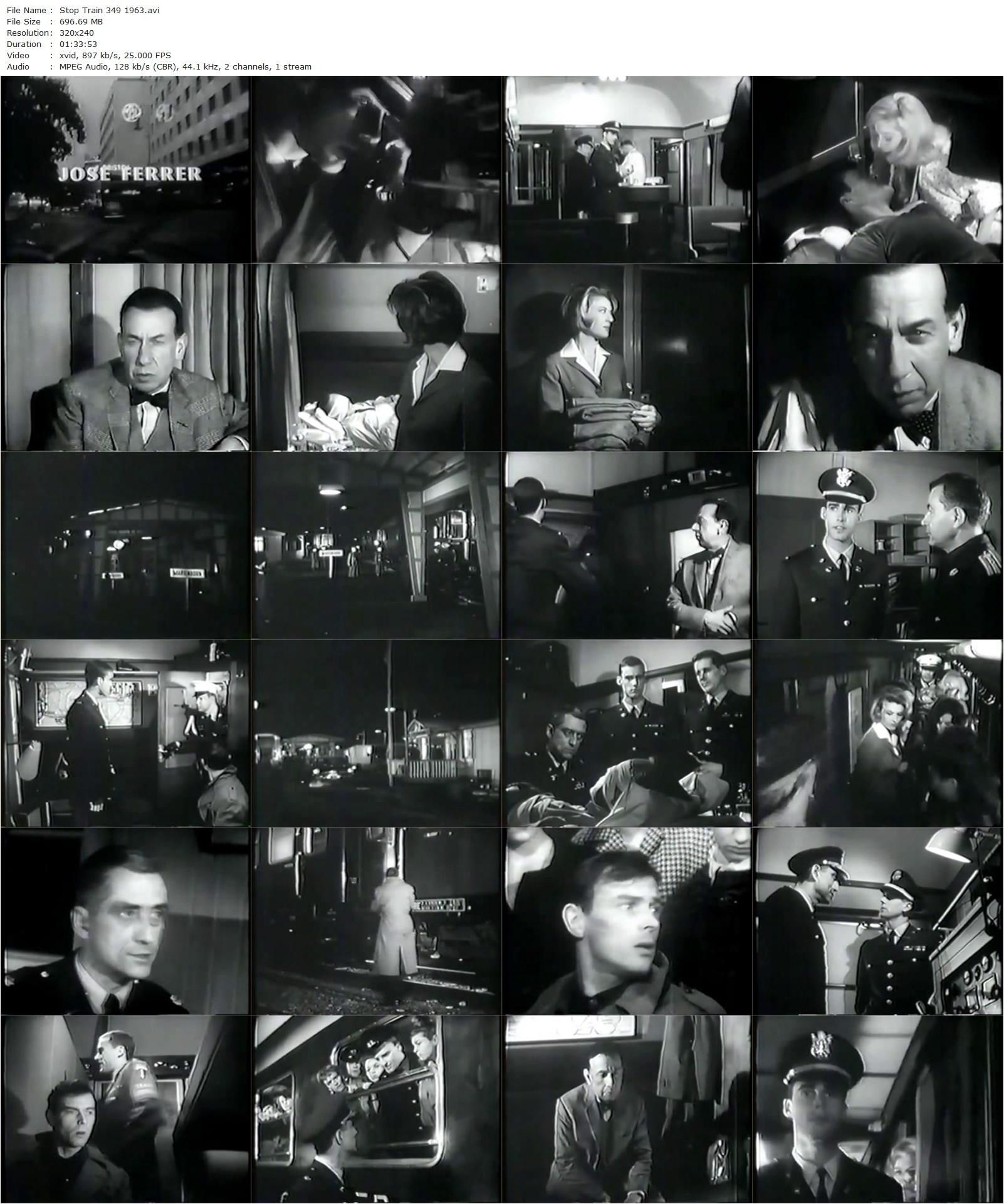 Stop Train 349 (1963) Rolf Hädrich, José Ferrer-poster