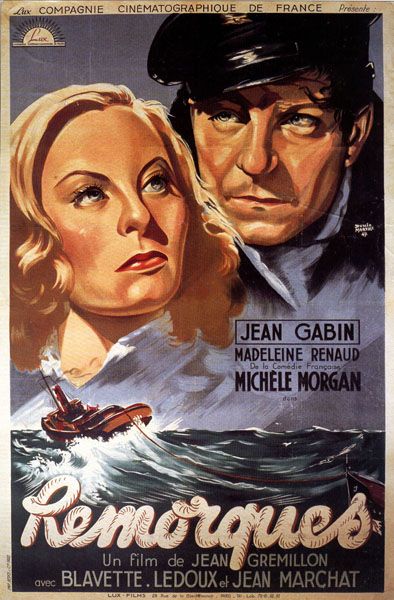 Stormy Waters (1941) Jean Grémillon, Jean Gabin, Madeleine Renaud, Michèle Morgan