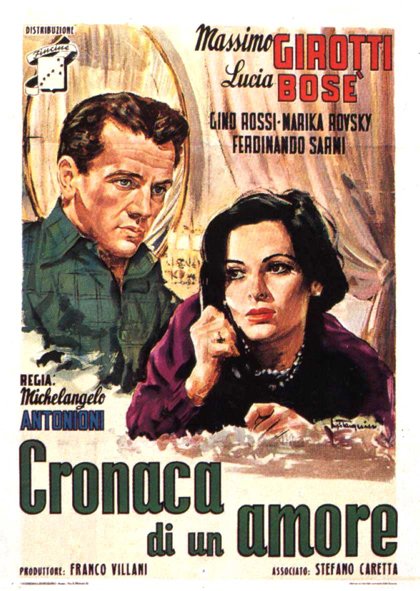 Story of a Love Affair (1950) Michelangelo Antonioni, Lucia Bosé, Massimo Girotti, Ferdinando Sarmi, Crime, Drama, Romance