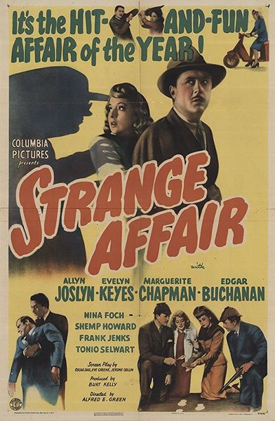 Strange Affair (1944) Alfred E. Green, Allyn Joslyn, Evelyn Keyes, Marguerite Chapman, Mystery