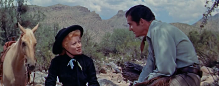 Strange Lady in Town (1955) Mervyn LeRoy, Greer Garson, Dana Andrews, Cameron Mitchell-poster