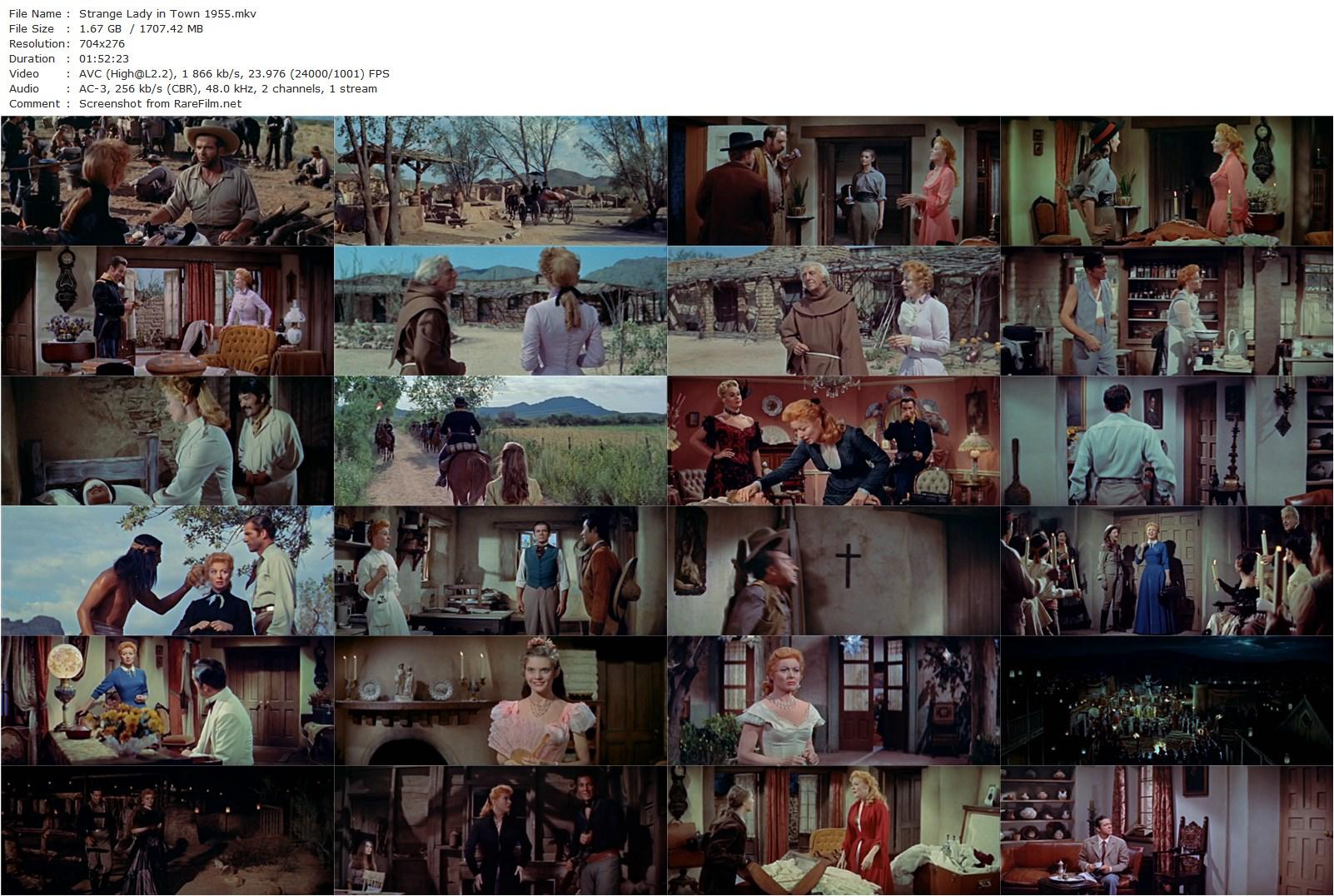 Strange Lady in Town (1955) Mervyn LeRoy, Greer Garson, Dana Andrews, Cameron Mitchell-poster