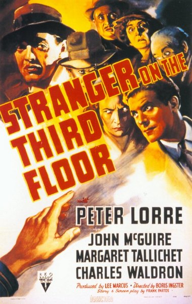 Stranger on the Third Floor (1940) Boris Ingster, Peter Lorre, John McGuire, Margaret Tallichet