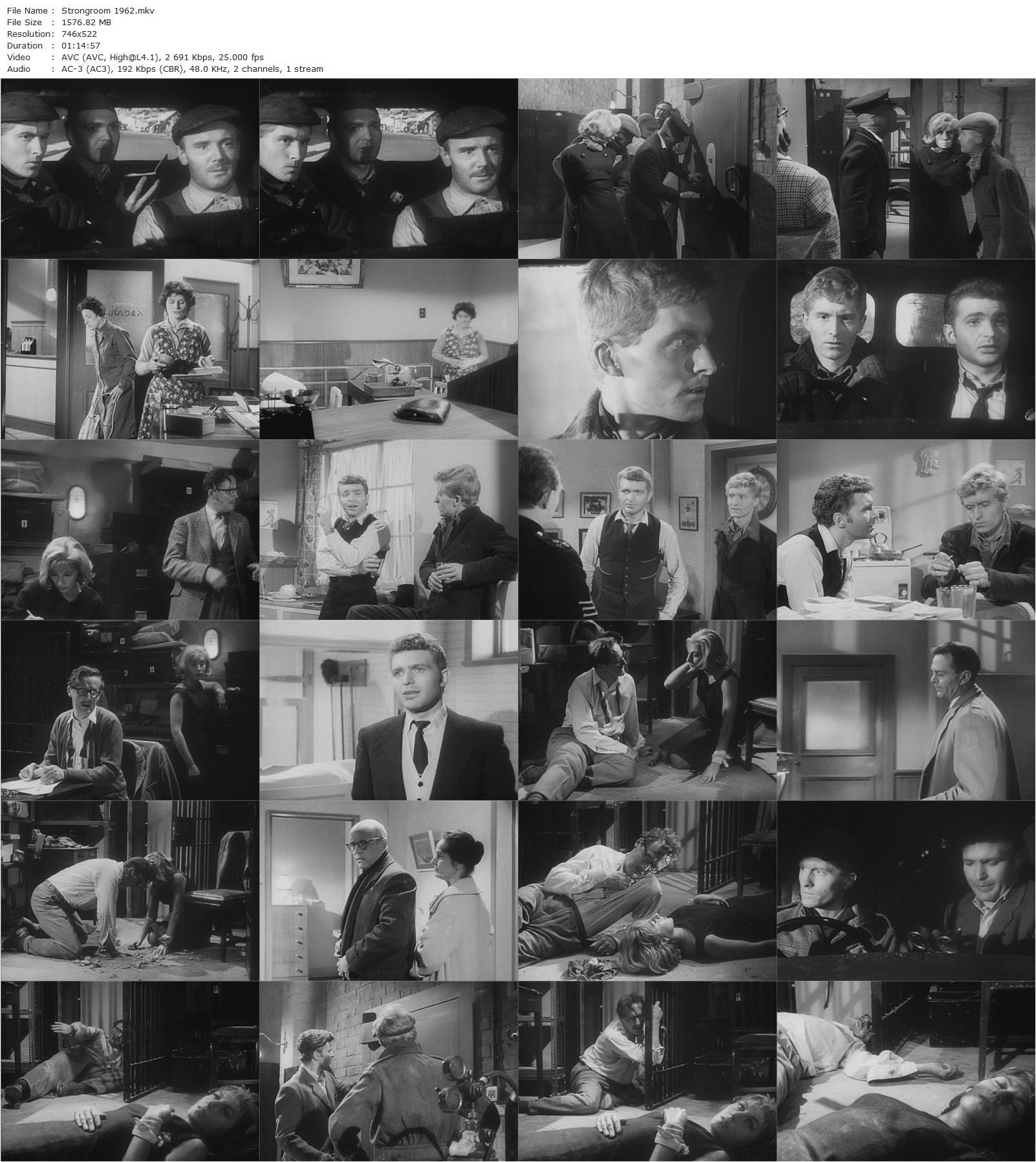 Strongroom (1962) Vernon Sewell, Colin Gordon, John Chappell, Ann Lynn-poster