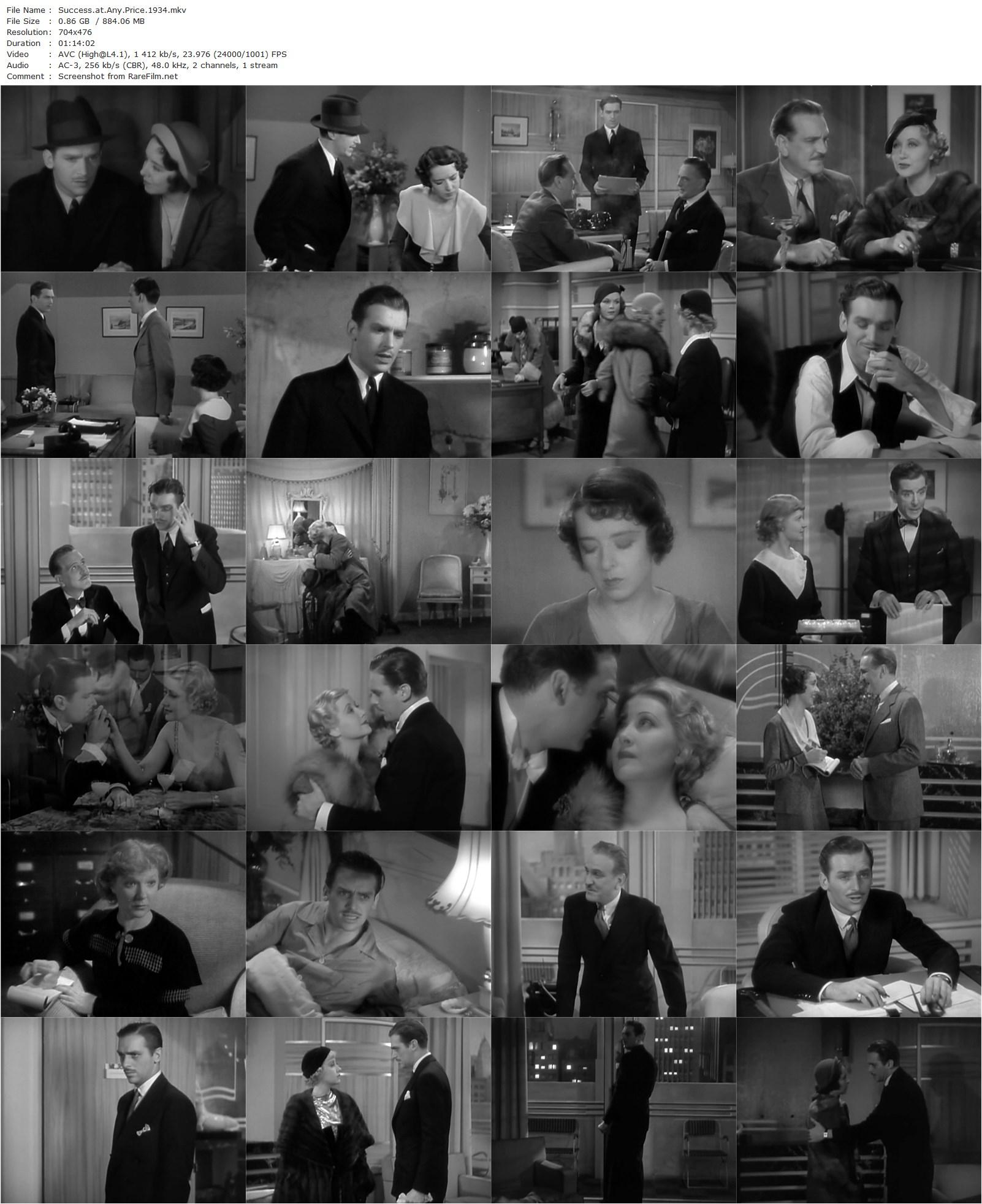 Success at Any Price (1934) J. Walter Ruben, Douglas Fairbanks Jr., Genevieve Tobin, Frank Morgan-poster