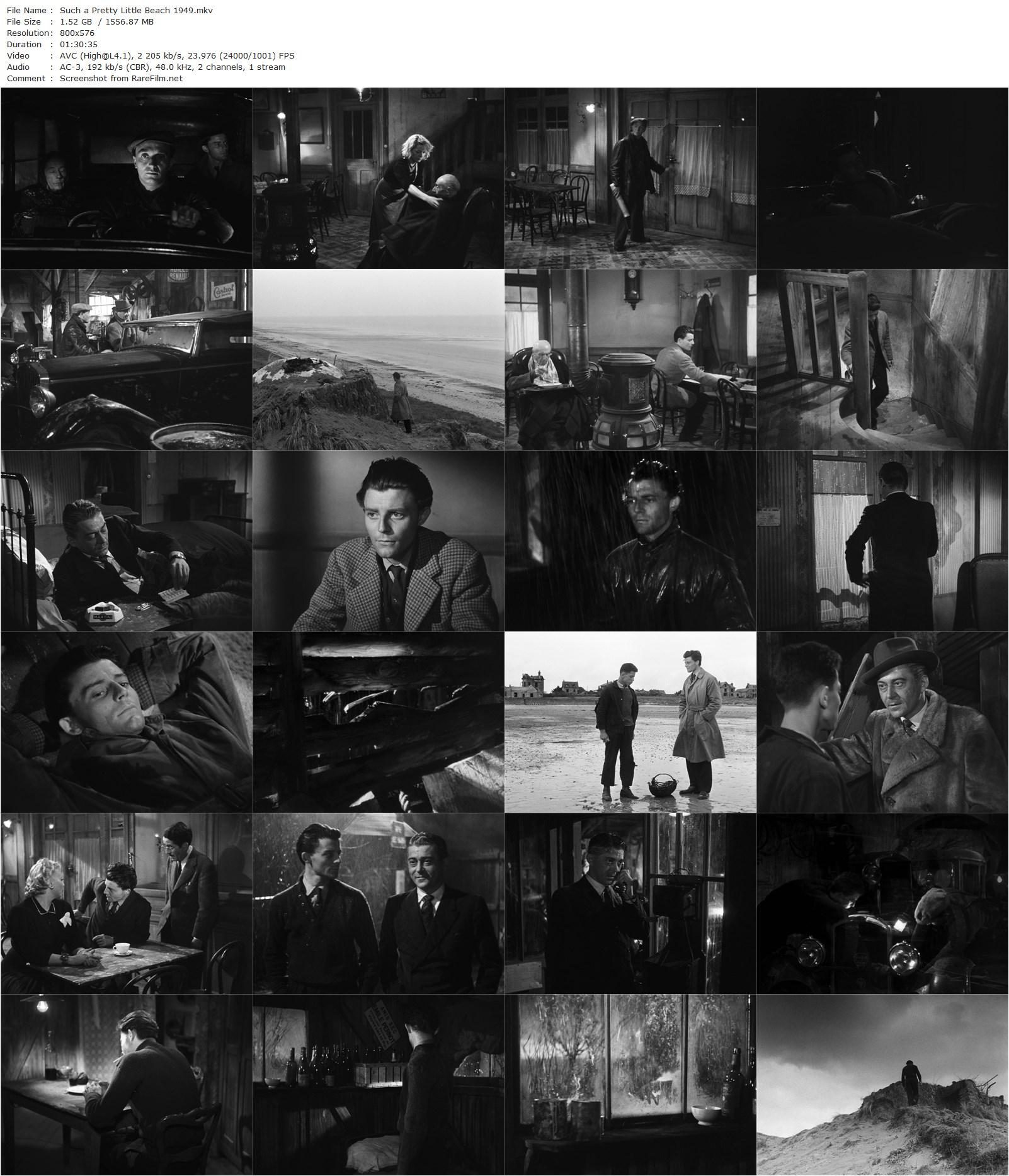 Such a Pretty Little Beach / Une si jolie petite plage (1949) Yves Allégret, Madeleine Robinson, Gérard Philipe, Jean Servais-poster