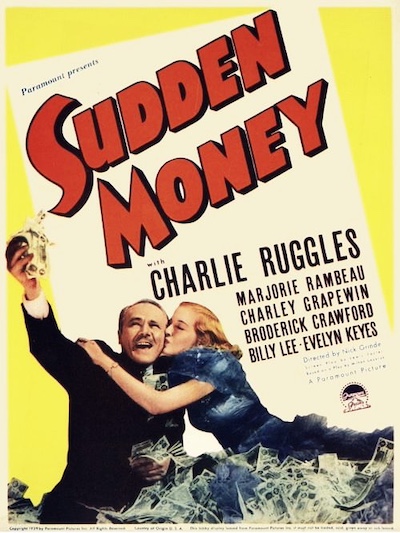 Sudden Money (1939) by Nick Grinde