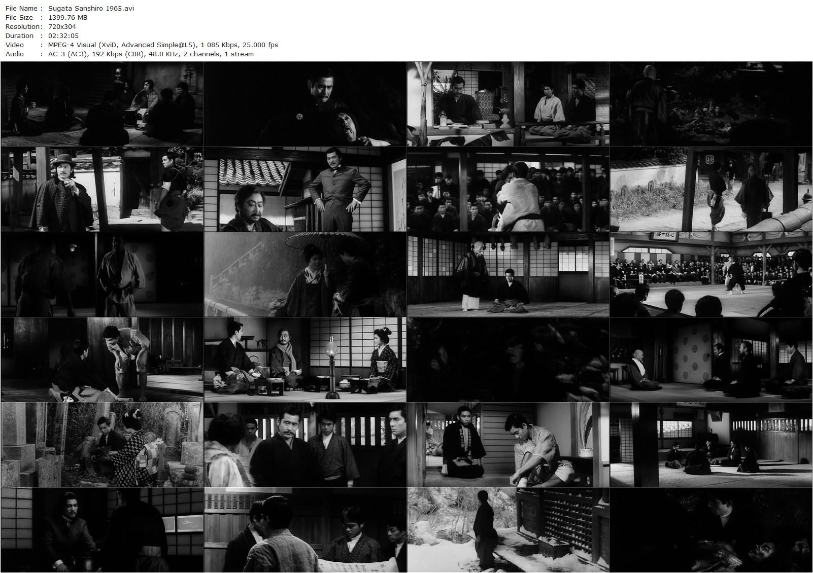 Sanshiro Sugata (1965)-poster