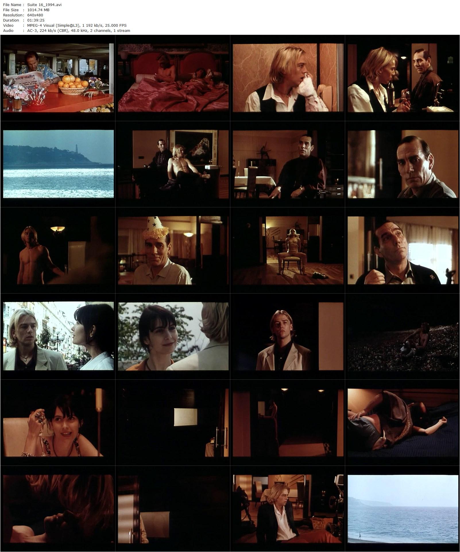 Suite 16 (1994) Dominique Deruddere, Pete Postlethwaite, Antonie Kamerling, Géraldine Pailhas-poster