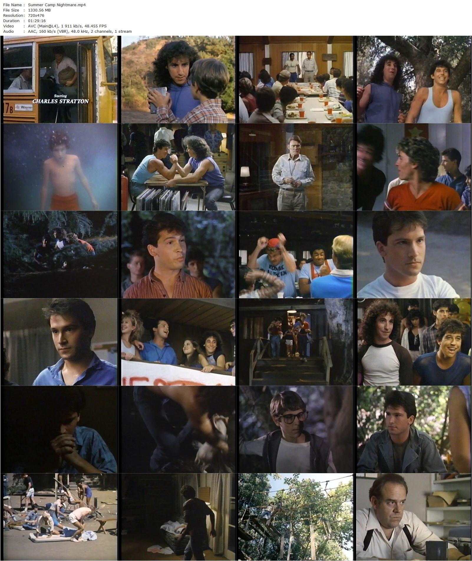Summer Camp Nightmare (1987) Bert L. Dragin, Chuck Connors, Charlie Stratton, Harold Pruett-poster