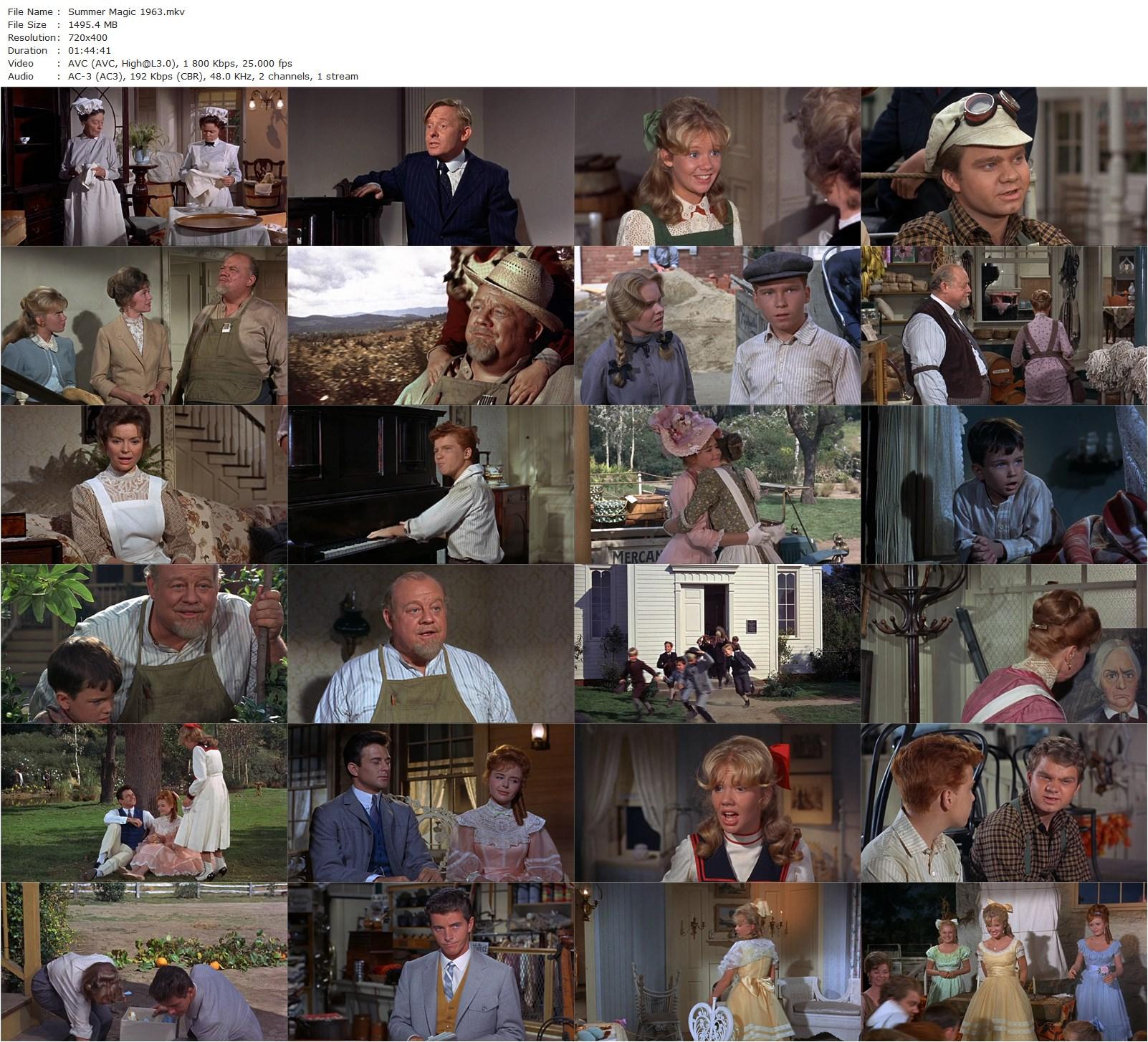 Summer Magic (1963) James Neilson, Hayley Mills, Dorothy McGuire, Burl Ives-poster