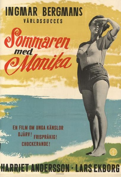 Summer with Monika (1953) Ingmar Bergman, Harriet Andersson, Lars Ekborg, Dagmar Ebbesen