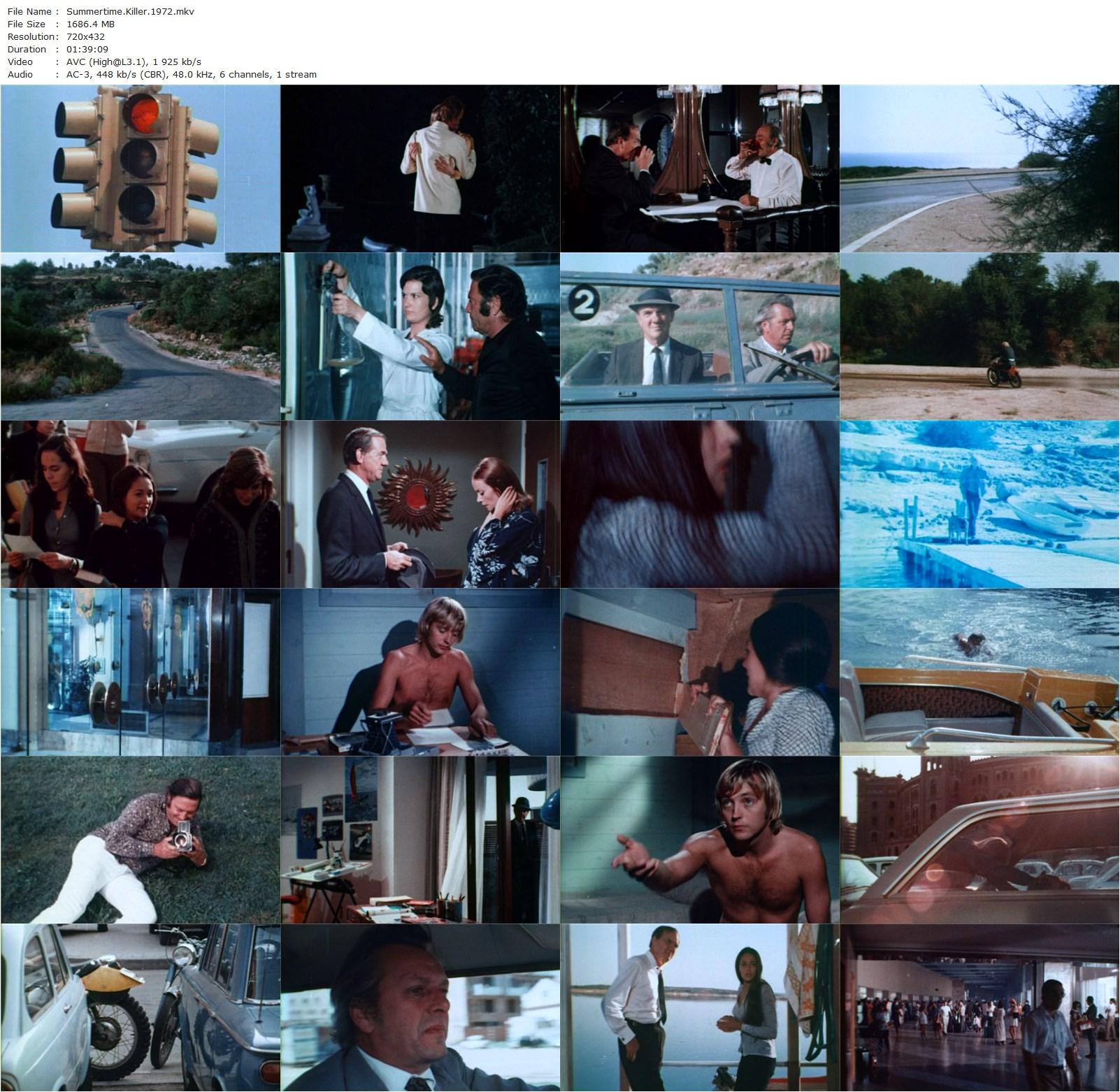 Summertime Killer AKA Un verano para matar (1972) Antonio Isasi-Isasmendi, Karl Malden, Olivia Hussey, Christopher Mitchum-poster