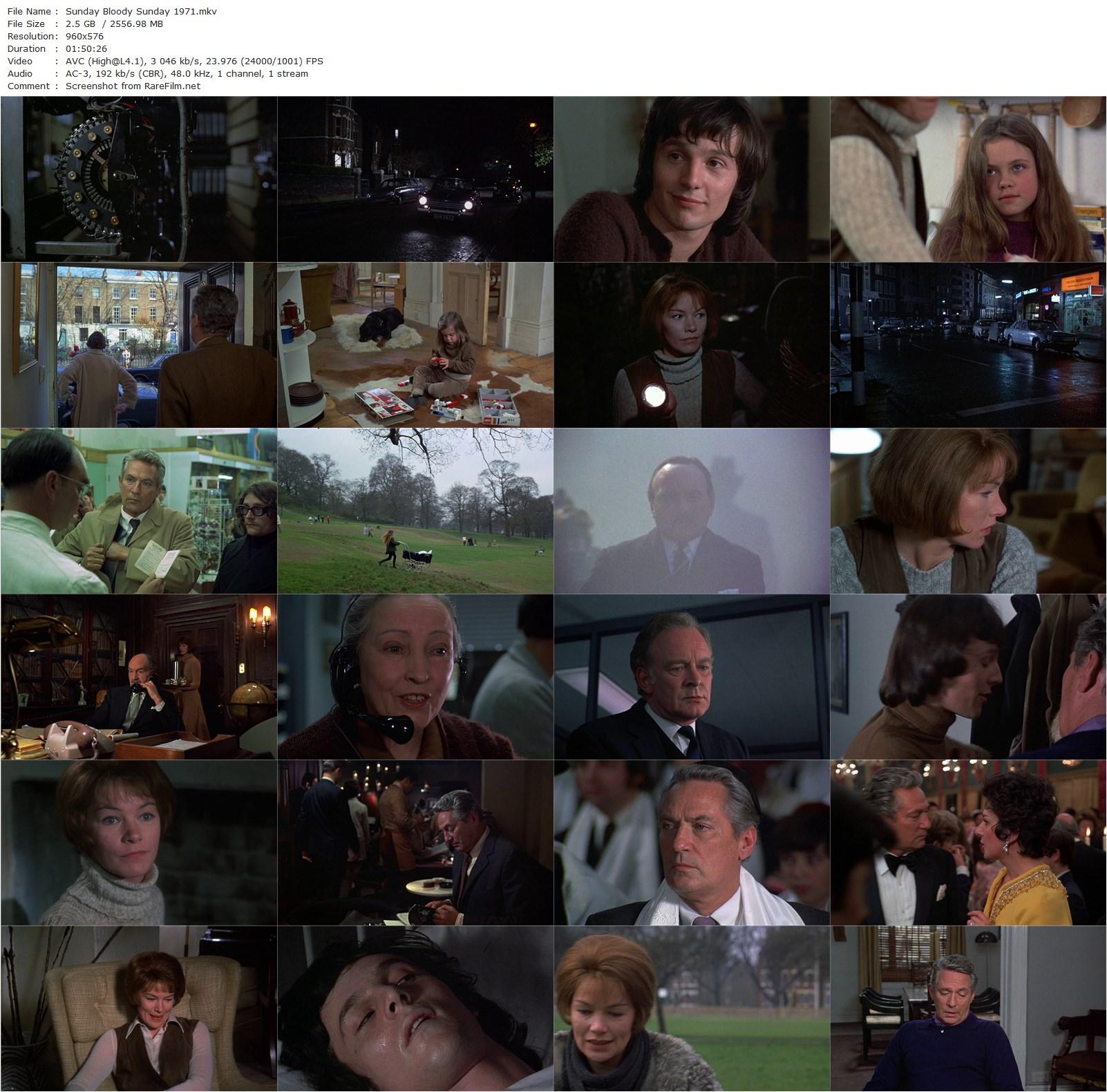 Sunday Bloody Sunday (1971) John Schlesinger, Peter Finch, Glenda Jackson, Murray Head-poster