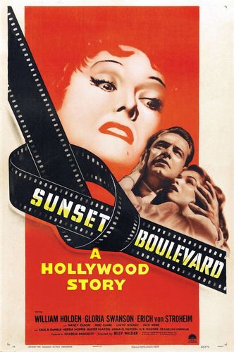 Sunset Blvd. (1950) Billy Wilder, William Holden, Gloria Swanson, Erich von Stroheim