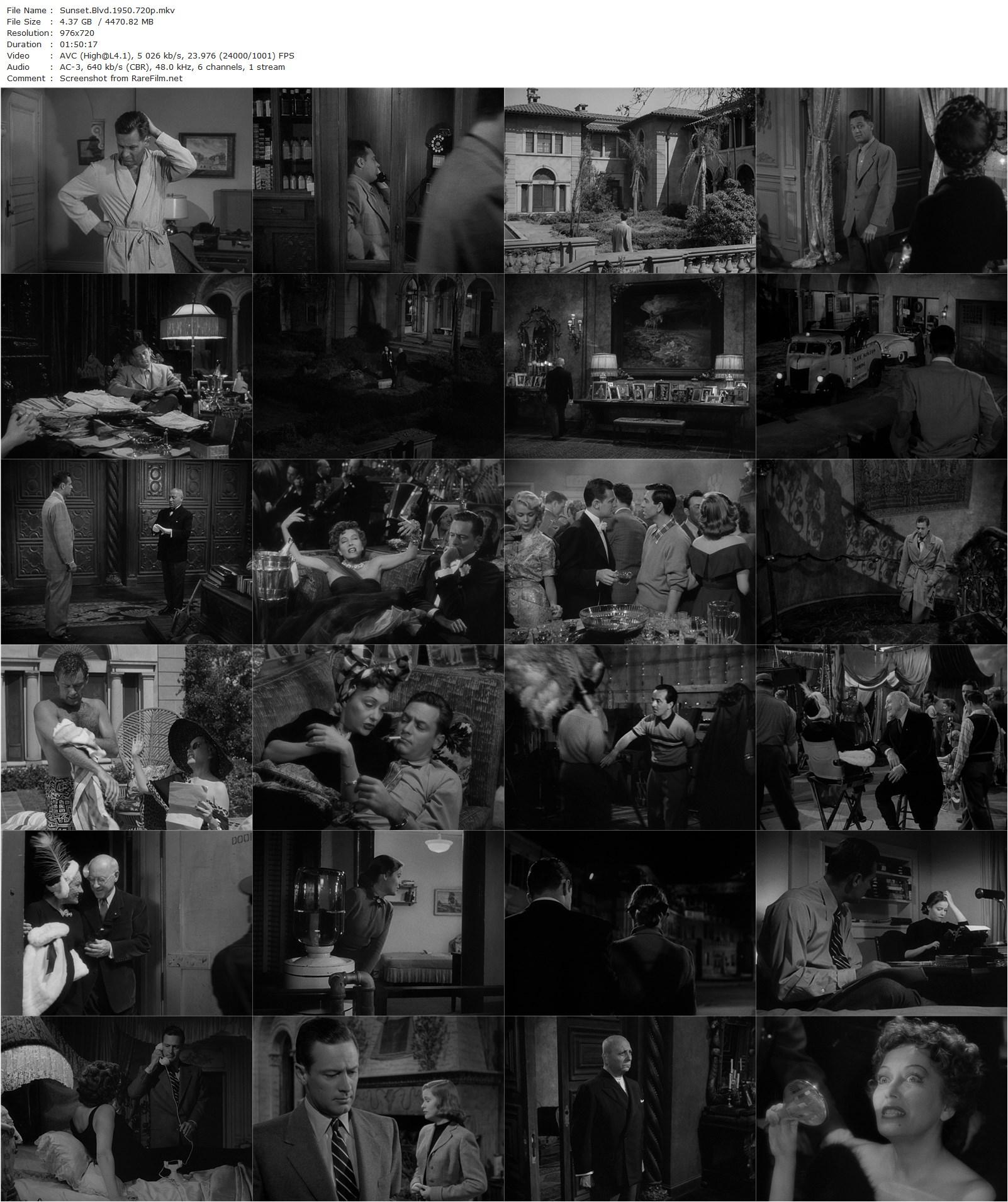 Sunset Blvd. (1950) Billy Wilder, William Holden, Gloria Swanson, Erich von Stroheim-poster