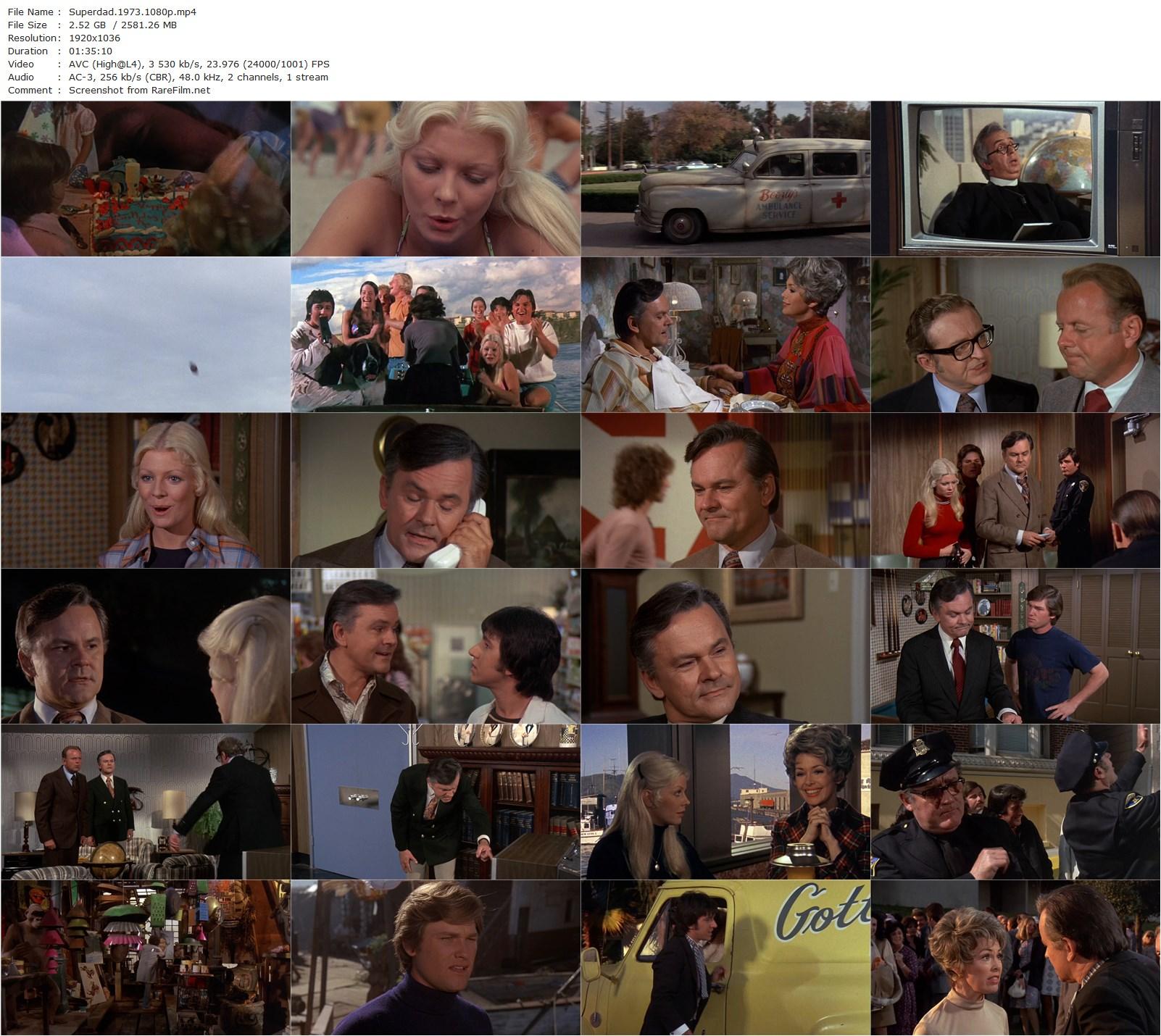 Superdad (1973) Vincent McEveety, Bob Crane, Kurt Russell, Barbara Rush-poster