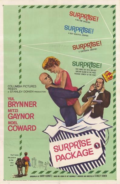 Surprise Package (1960) Stanley Donen, Yul Brynner, Mitzi Gaynor, Noël Coward, Comedy