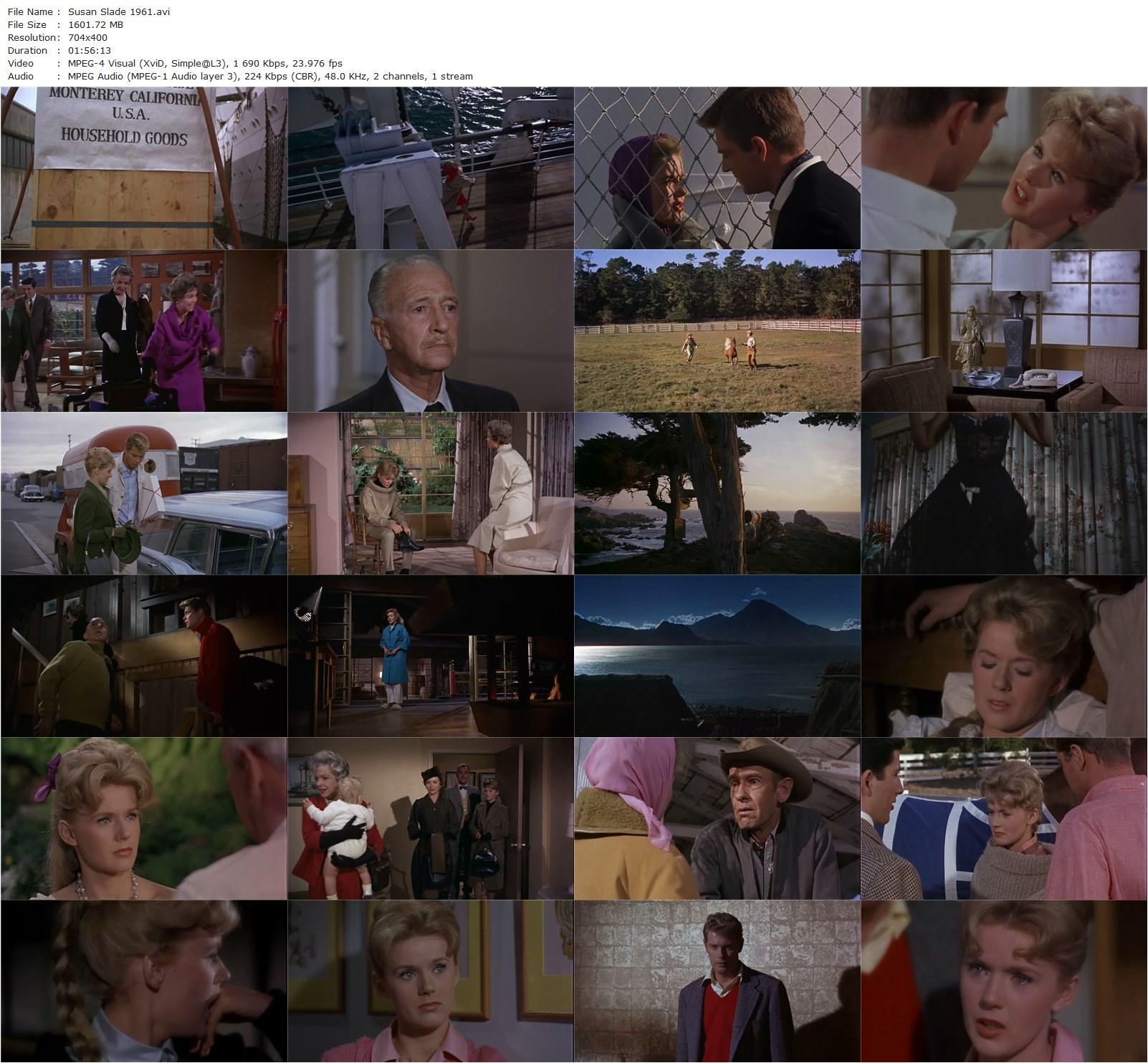 Susan Slade (1961) Delmer Daves, Troy Donahue, Dorothy McGuire, Connie Stevens-poster