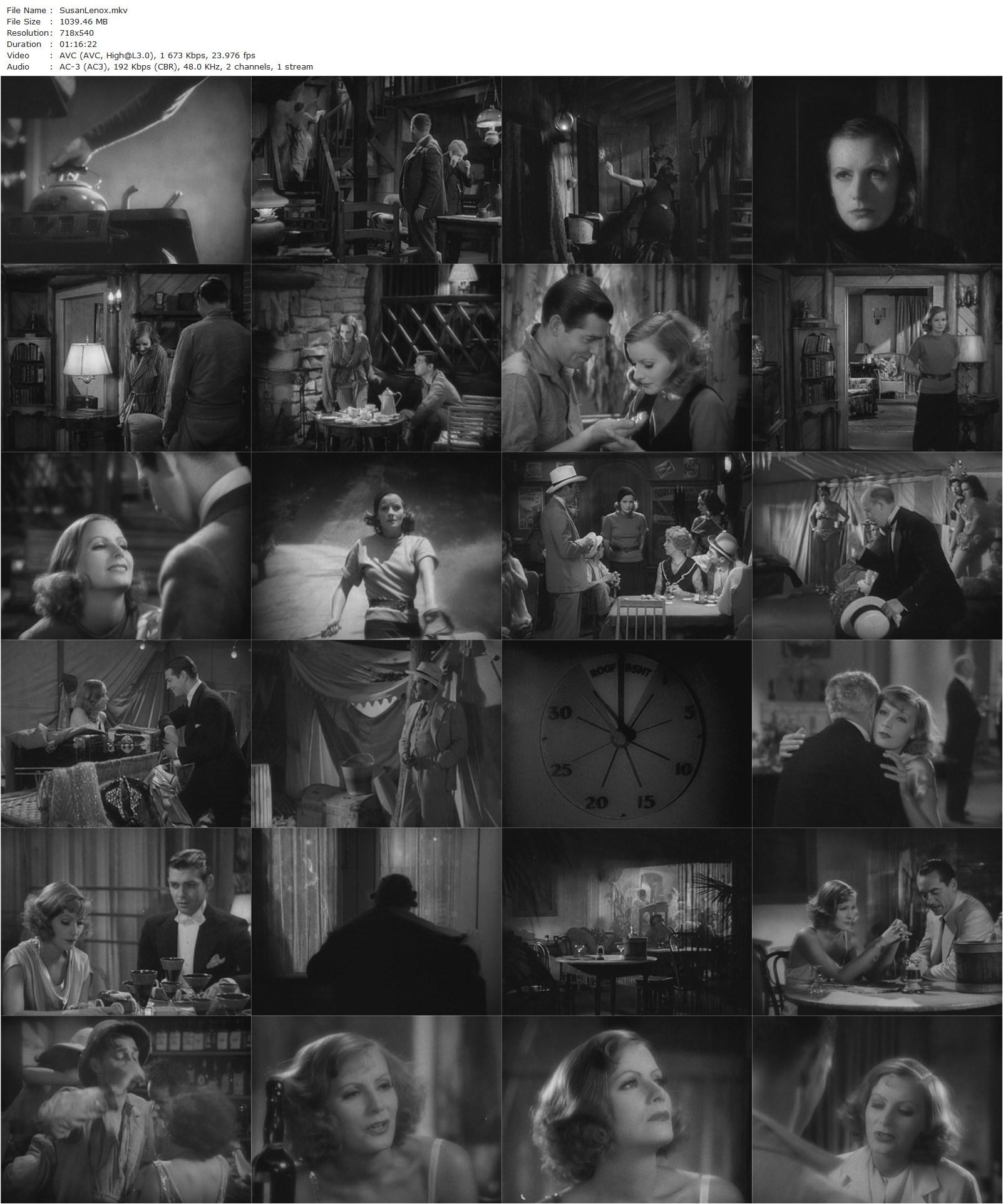 Susan Lenox (Her Fall and Rise) (1931) Robert Z. Leonard, Greta Garbo, Clark Gable, Jean Hersholt-poster