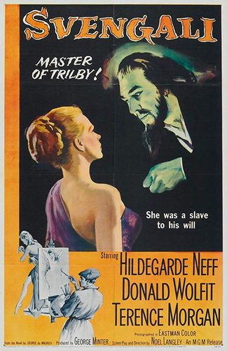 Svengali (1954) Noel Langley, Hildegard Knef, Donald Wolfit, Terence Morgan