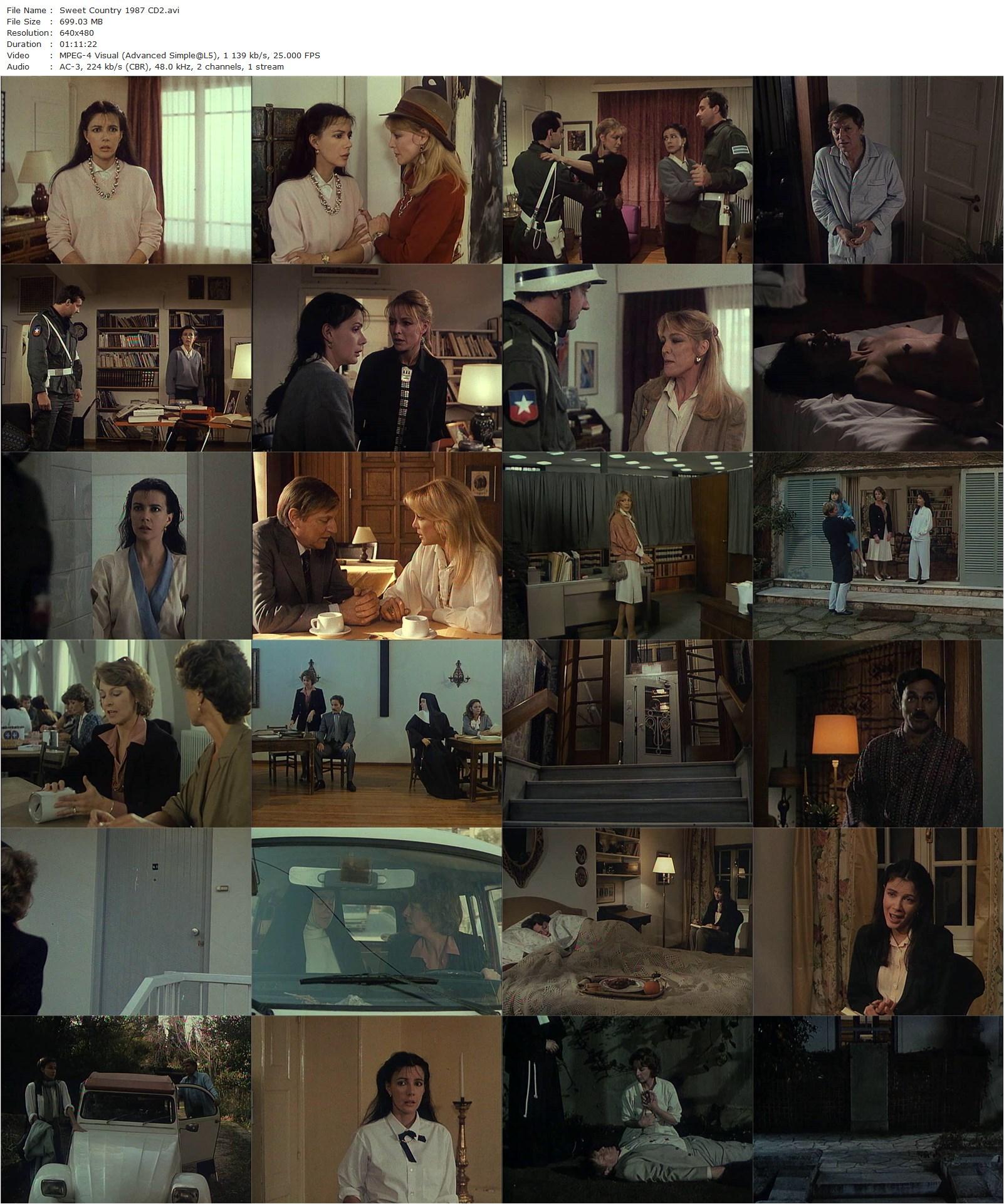 Sweet Country (1987) Mihalis Kakogiannis, Jane Alexander, John Cullum, Carole Laure-poster