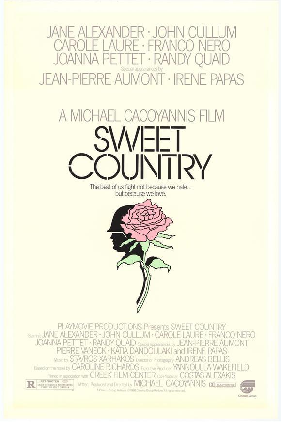 Sweet Country (1987) Mihalis Kakogiannis, Jane Alexander, John Cullum, Carole Laure