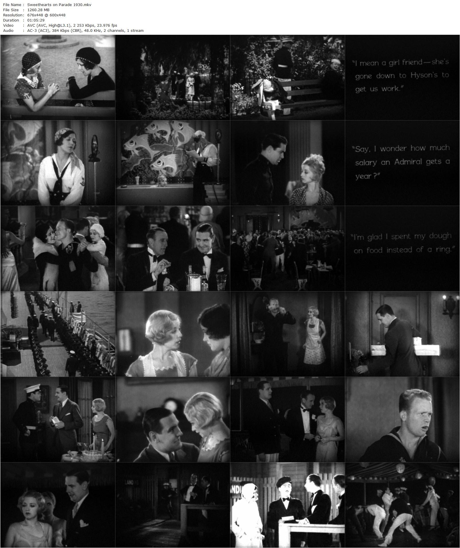 Sweethearts on Parade (1930) Marshall Neilan, Alice White, Lloyd Hughes, Marie Prevost-poster